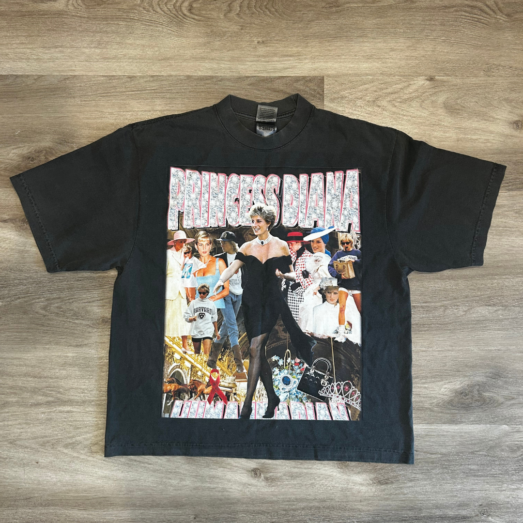 Princess Di Bootleg Oversized Tee - Discounted Samples
