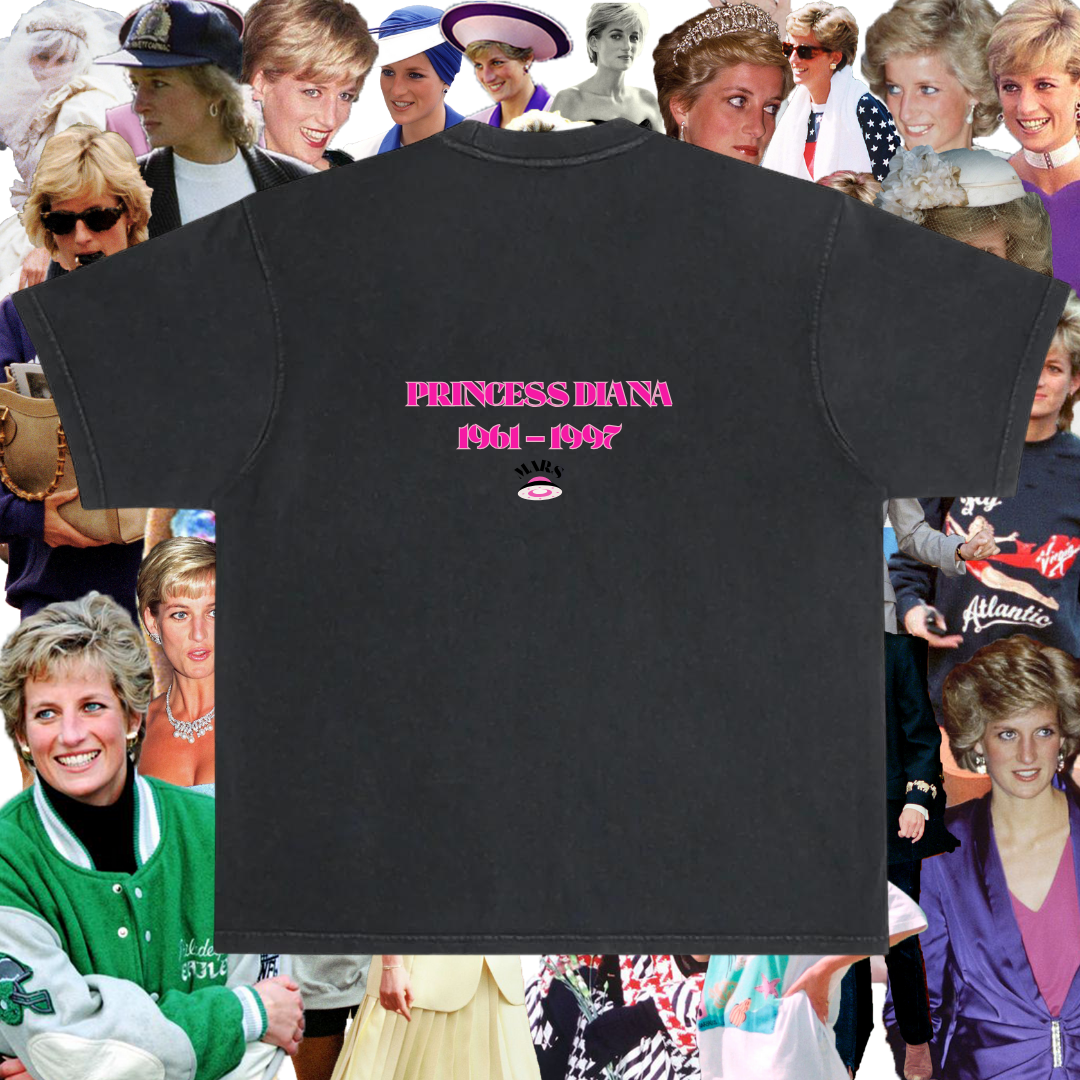 Princess Di Oversized Bootleg Tee